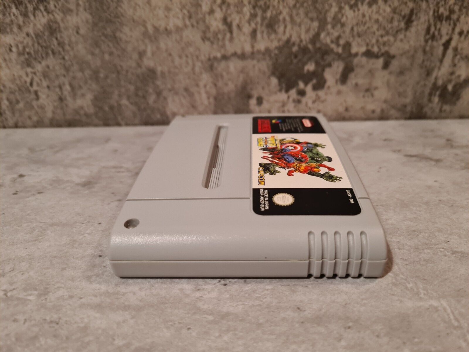 SNES Super Nintendo Marvel Super Heroes in War of The Gems Modul EUR - T-Retro-Games 