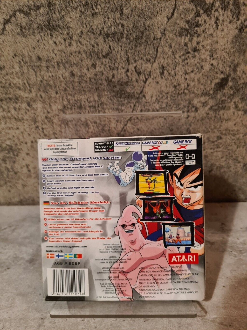 Nintendo Gameboy Advance Dragonball Z Taiketsu mit OVP und Anleitung EUR - T-Retro-Games 