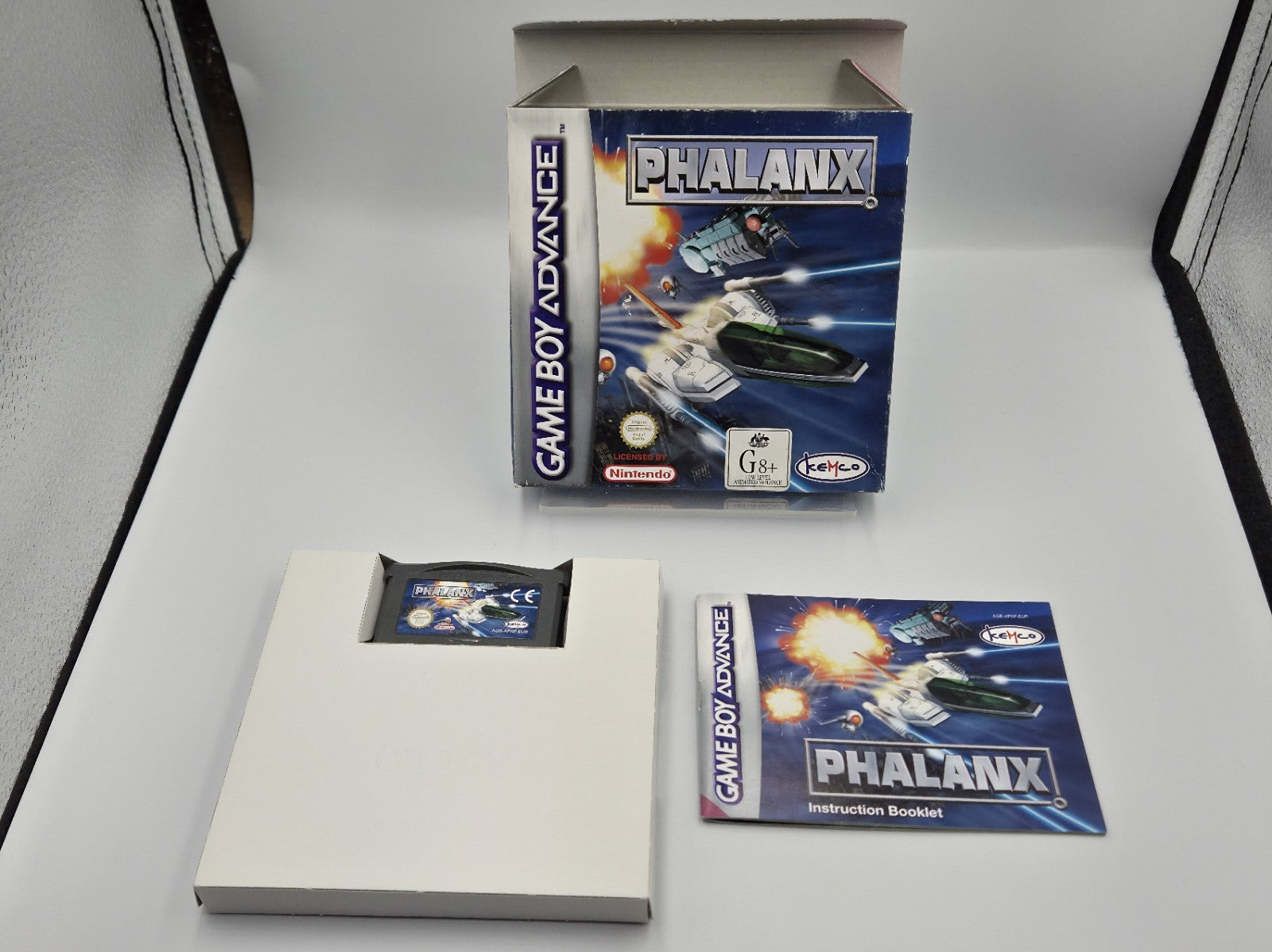 Nintendo Game Boy Advance Phalanx mit OVP und Anleitung EUR