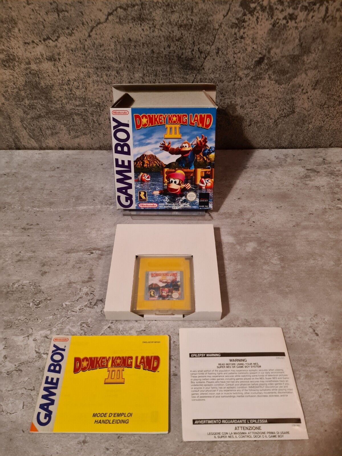 Nintendo Game Boy Donkey Kong Land III mit OVP und Anleitung FAH - T-Retro-Games 
