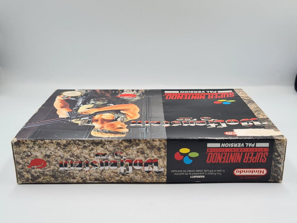 SNES Super Nintendo Wolfenstein 3D mit OVP und Anleitung FAH / UKV - T-Retro-Games 
