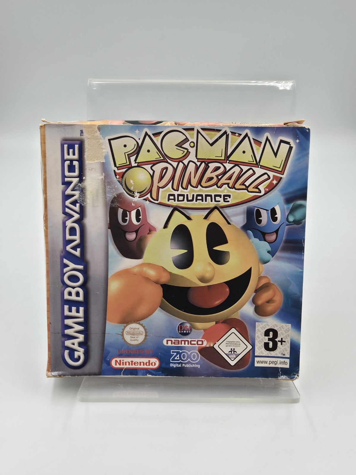 Nintendo Game Boy Advance Pac Man Pinball Advance EUR Leer OVP Empty Box 