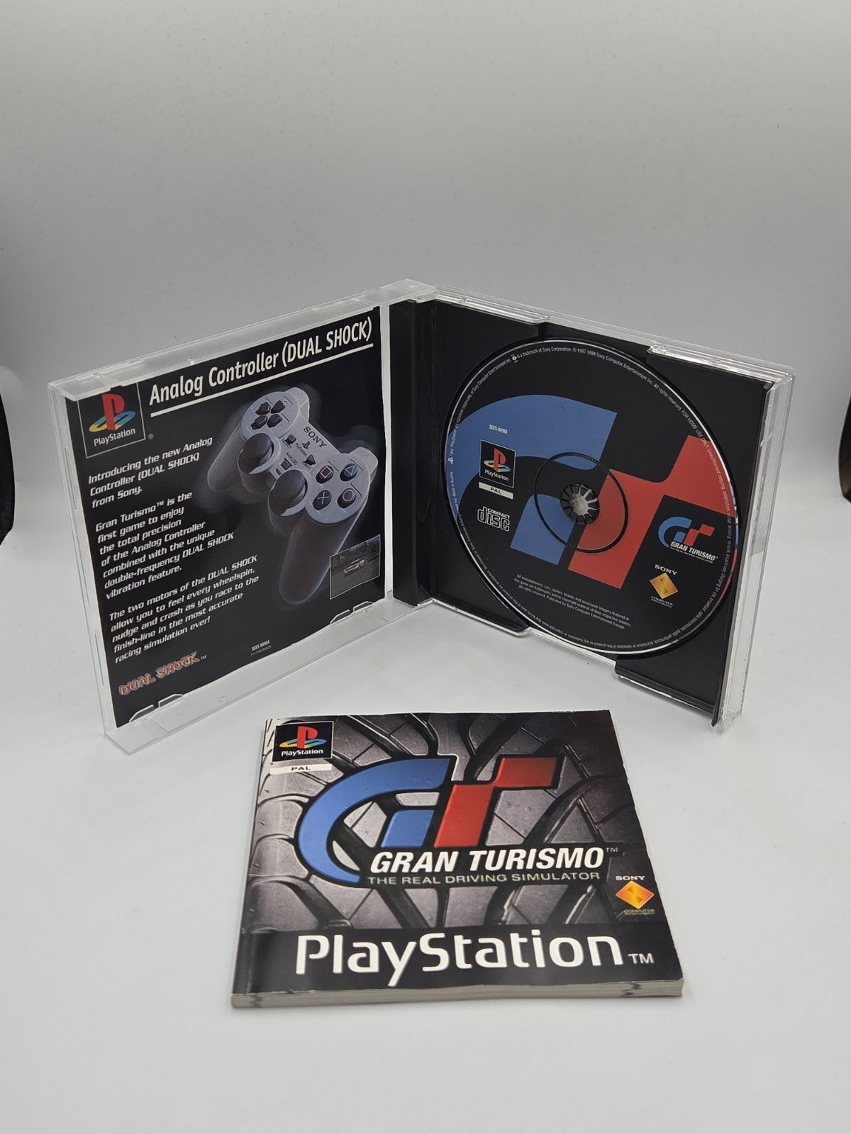 PS1 Playstation 1 Spiel Gran Turismo mit OVP und Anleitung Englisch