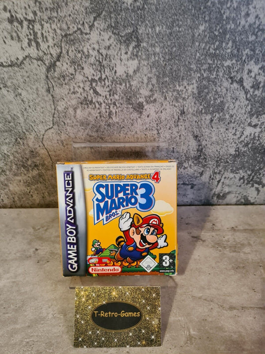 Nintendo Gameboy Advance Super Mario Bros. 3 mit OVP und Anleitung EUR - T-Retro-Games 