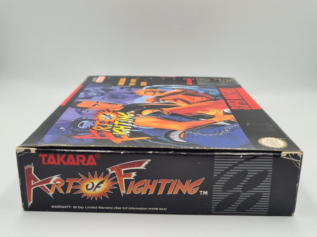 SNES Super Nintendo Art of Fighting mit OVP und Anleitung NTSC-USA - T-Retro-Games 