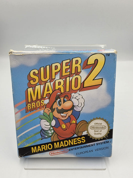 Nintendo NES Super Mario Bros. 2 mit OVP und Anleitung European Version