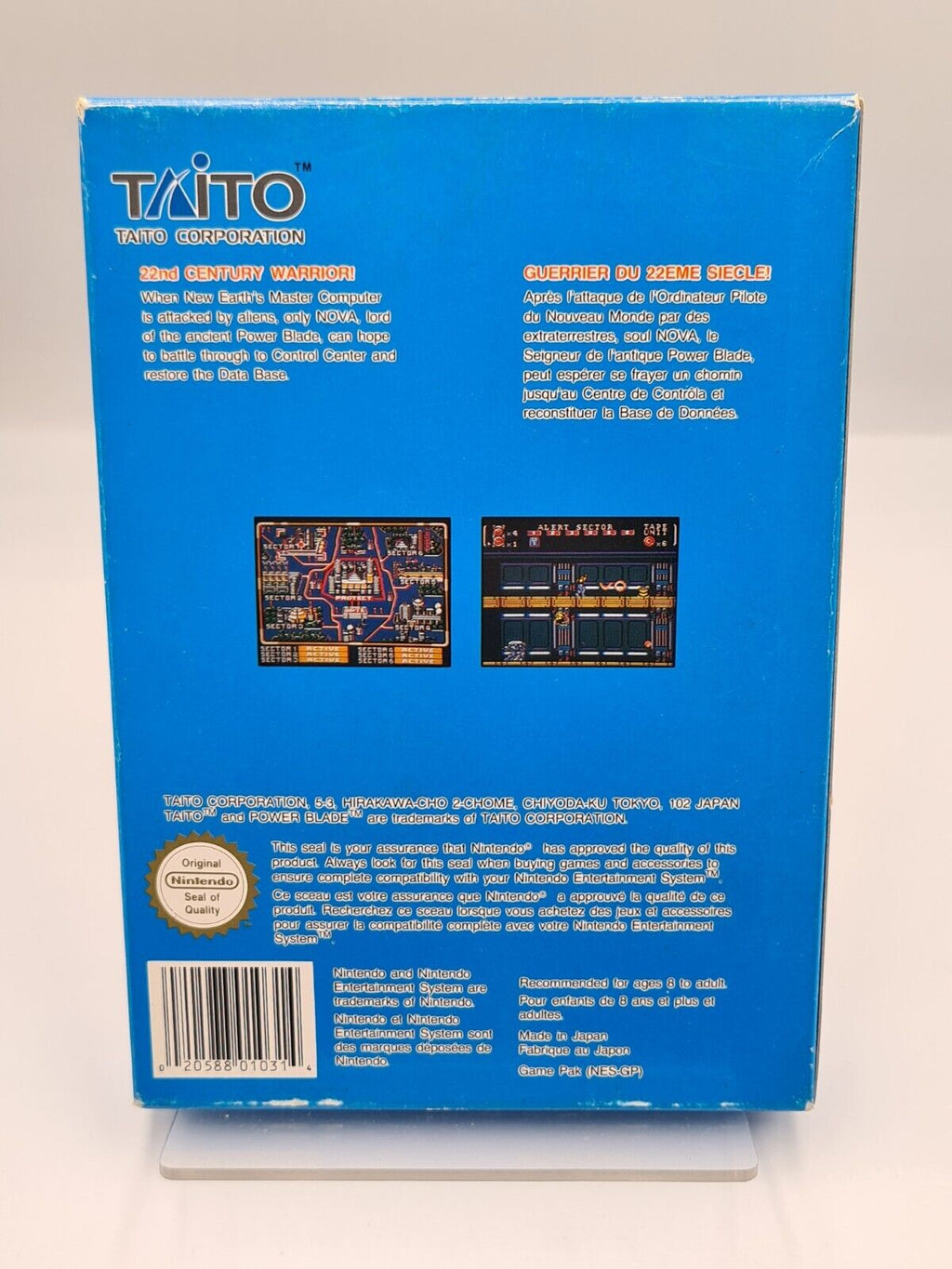 Nintendo NES Power Blade mit OVP und Anleitung FRA - T-Retro-Games 