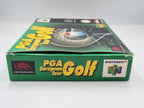 N64 Nintendo 64 PGA European Golf Tour mit OVP und Anleitung EUR - T-Retro-Games 