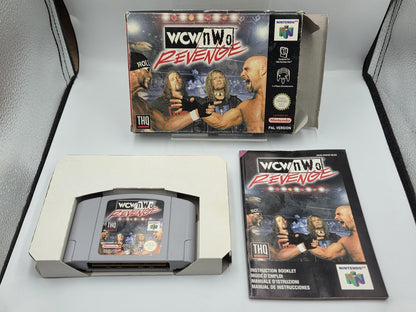 N64 Nintendo 64 WCW/NWO Revenge mit OVP und Anleitung EUR