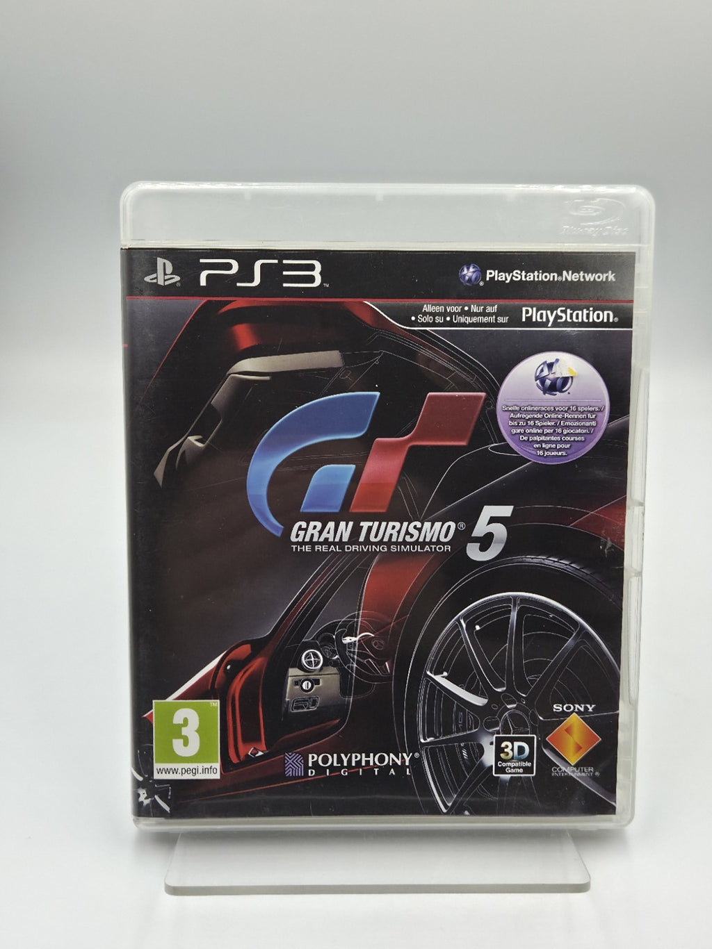 PS3 Playstation 3 Spiel Gran Turismo 5 mit OVP und Anleitung Multilingual
