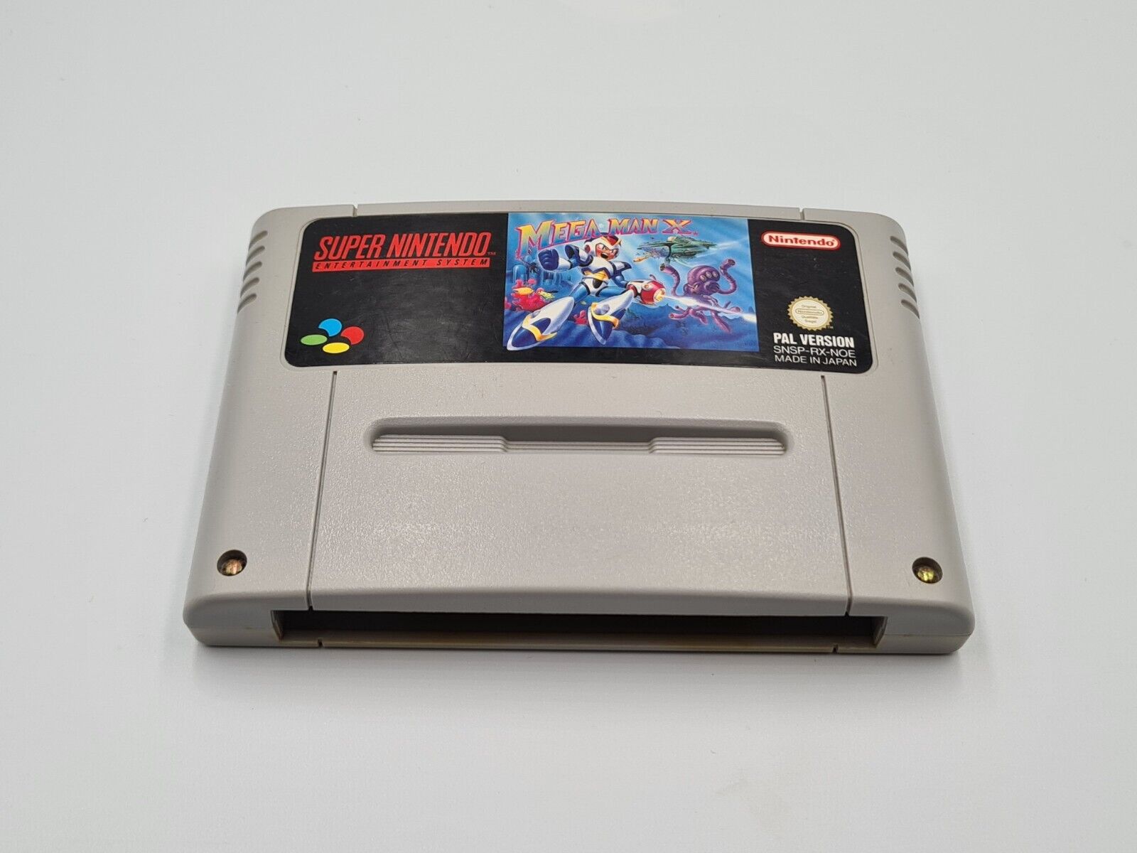 SNES Super Nintendo Mega Man X mit OVP und Anleitung NOE - T-Retro-Games 