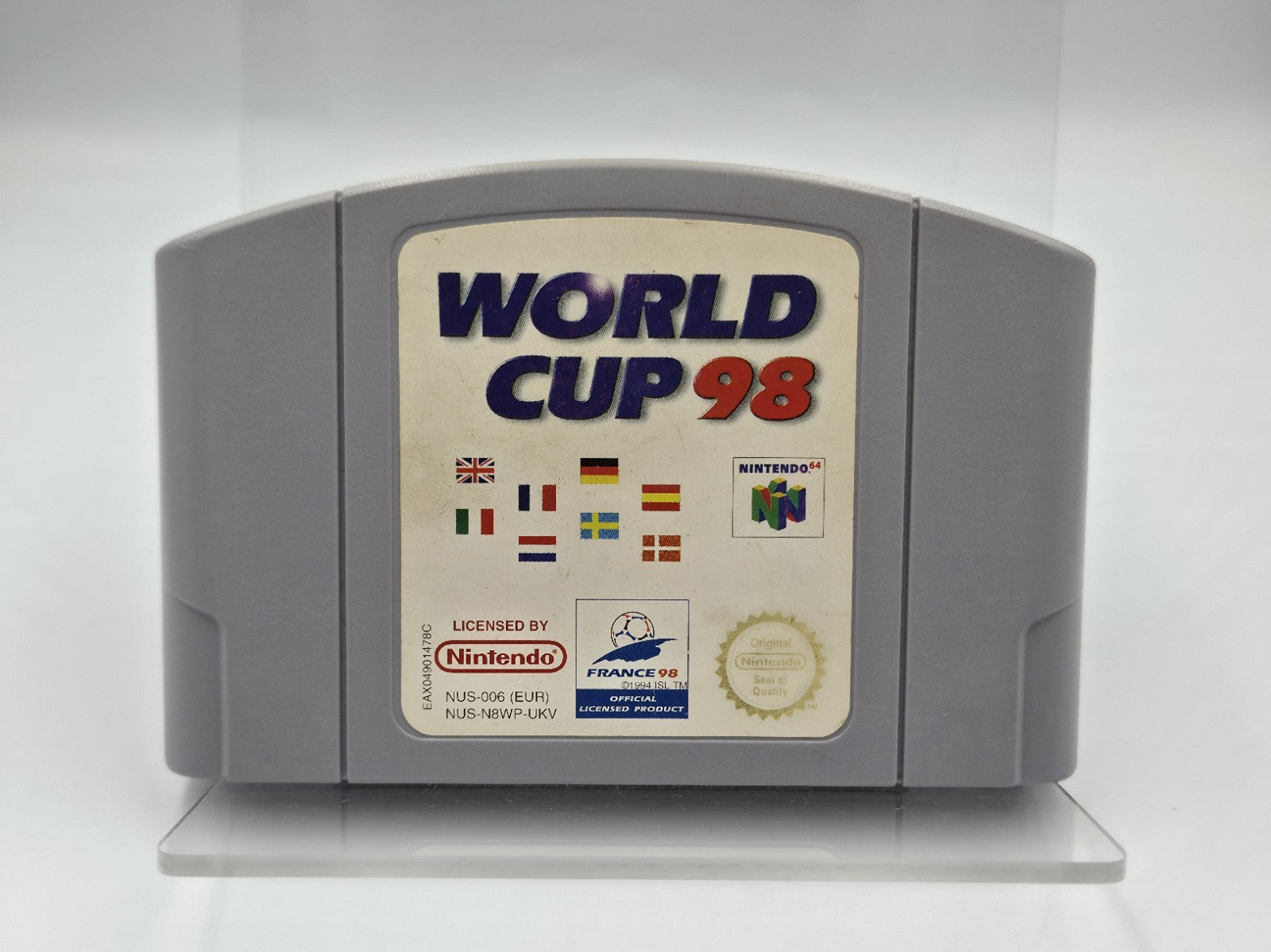 N64 Nintendo 64 Spiel World Cup 98 EUR Modul