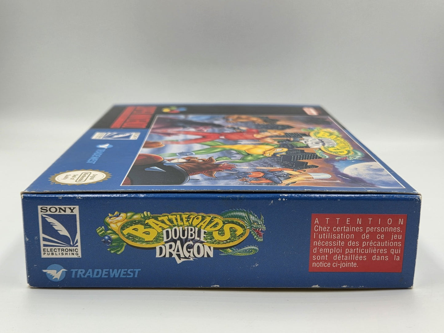 SNES Super Nintendo Battletoads Double Dragon mit OVP und Anleitung UKV