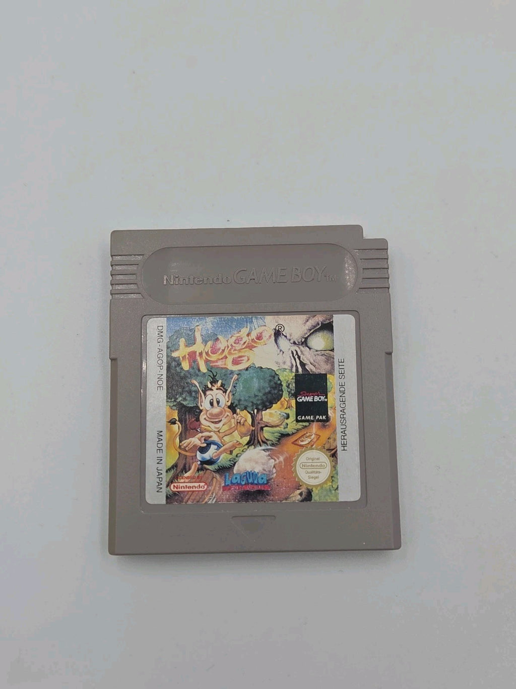 Nintendo Game Boy Classic Spiel Hugo mit OVP und Anleitung NOE