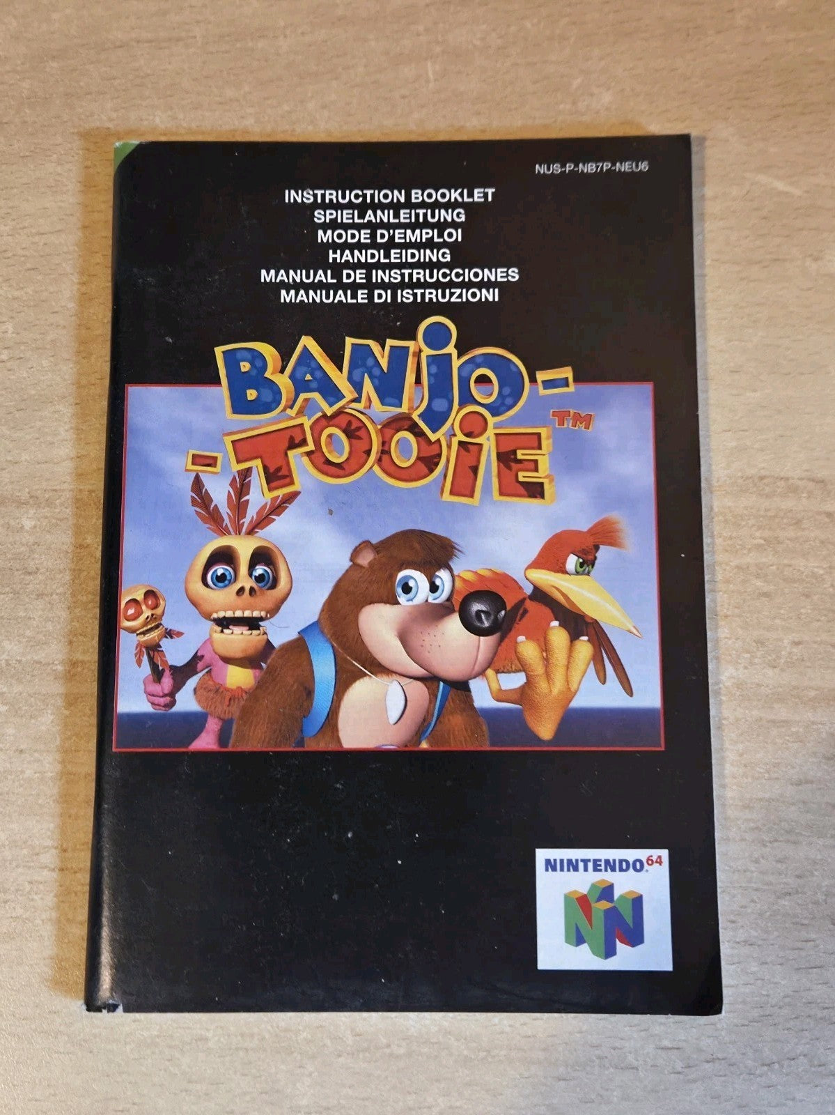 N64 Nintendo 64 Banjo Tooie Instruction Booklet EUR