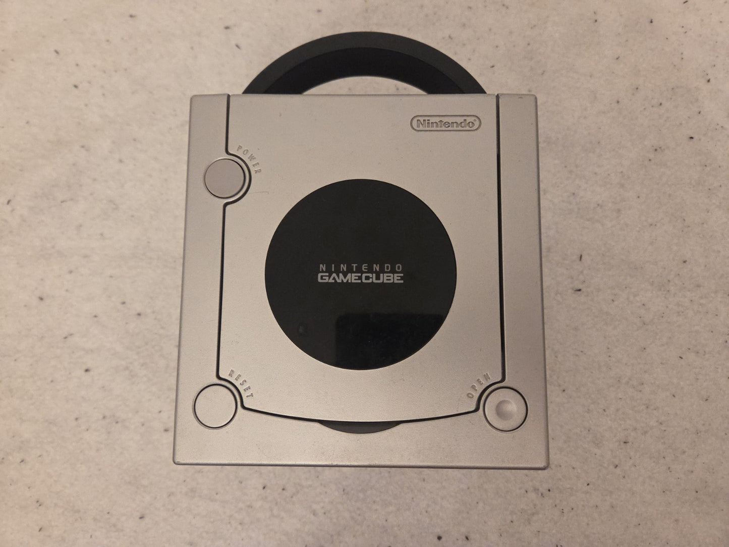 Nintendo GameCube Konsole Console mit Controller + Kabeln Silber  DOL-001 (EUR)