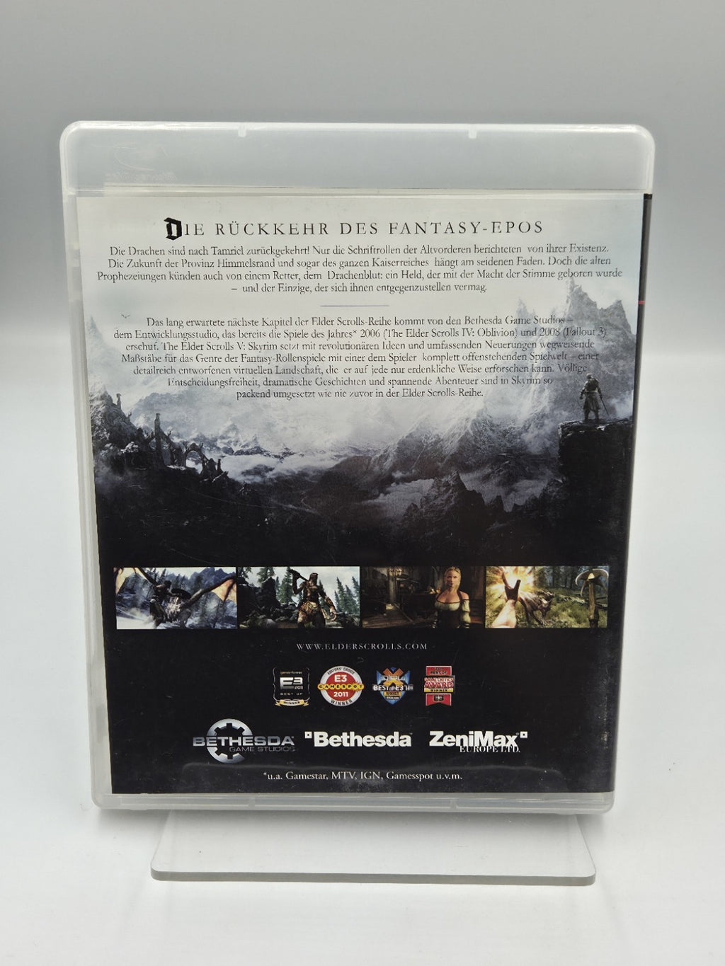 PS3 Playstation 3 Spiel The Elder Scrolls V Skyrim mit OVP + Anleitung Deutsch 