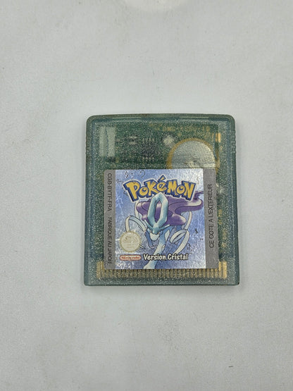 Nintendo Game Boy Color Spiel Pokemon Version Cristal FRA Modul speichert!