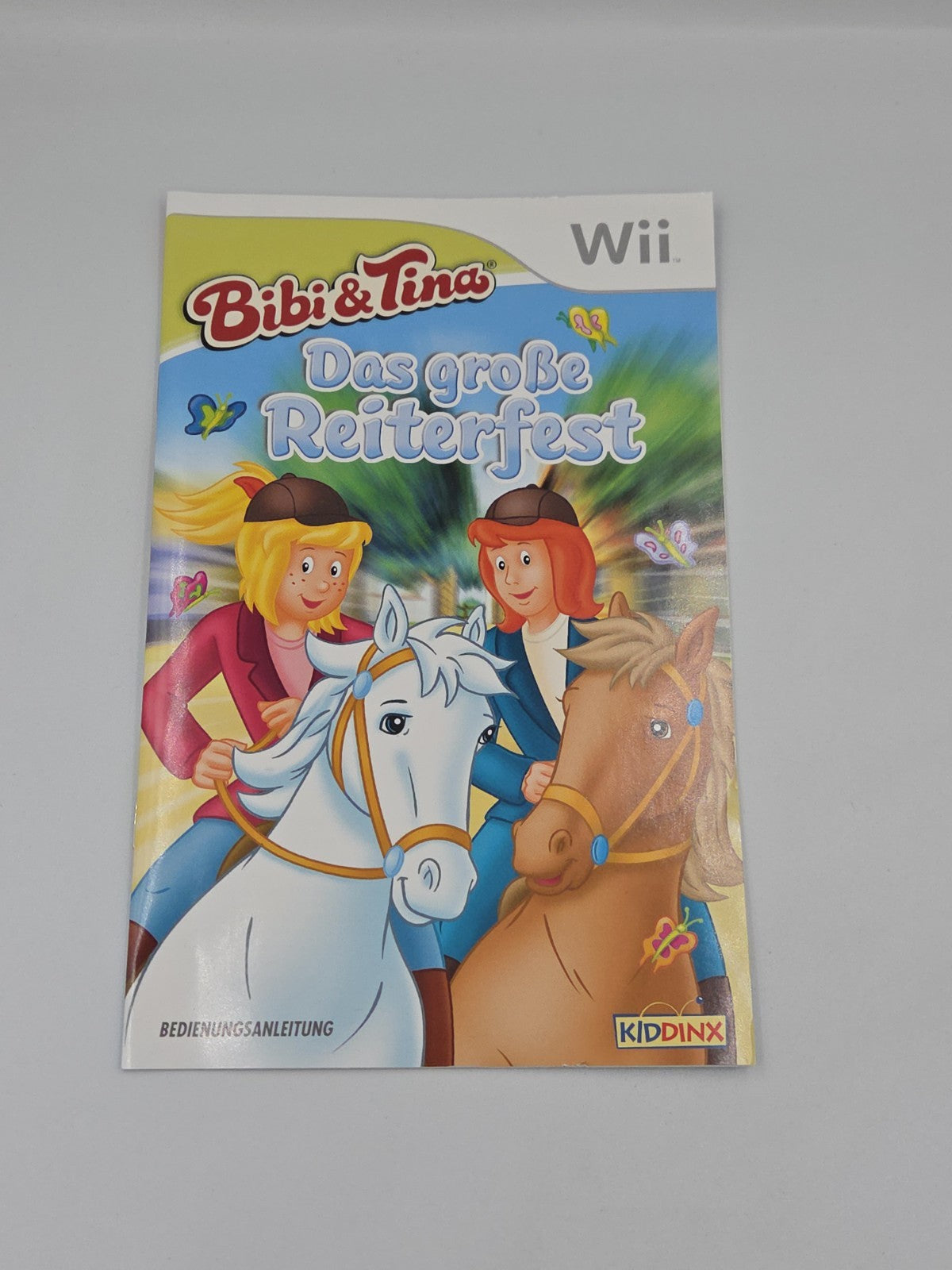 Nintendo Wii Spiel Bibi & Tina Das große Reiterfest mit OVP und Anleitung GER