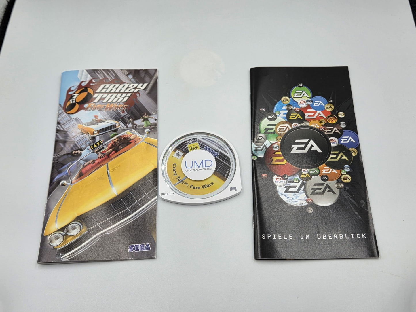 Sony PSP Spiel Crazy Taxi Fare Wars mit OVP und Anleitung Deutsch