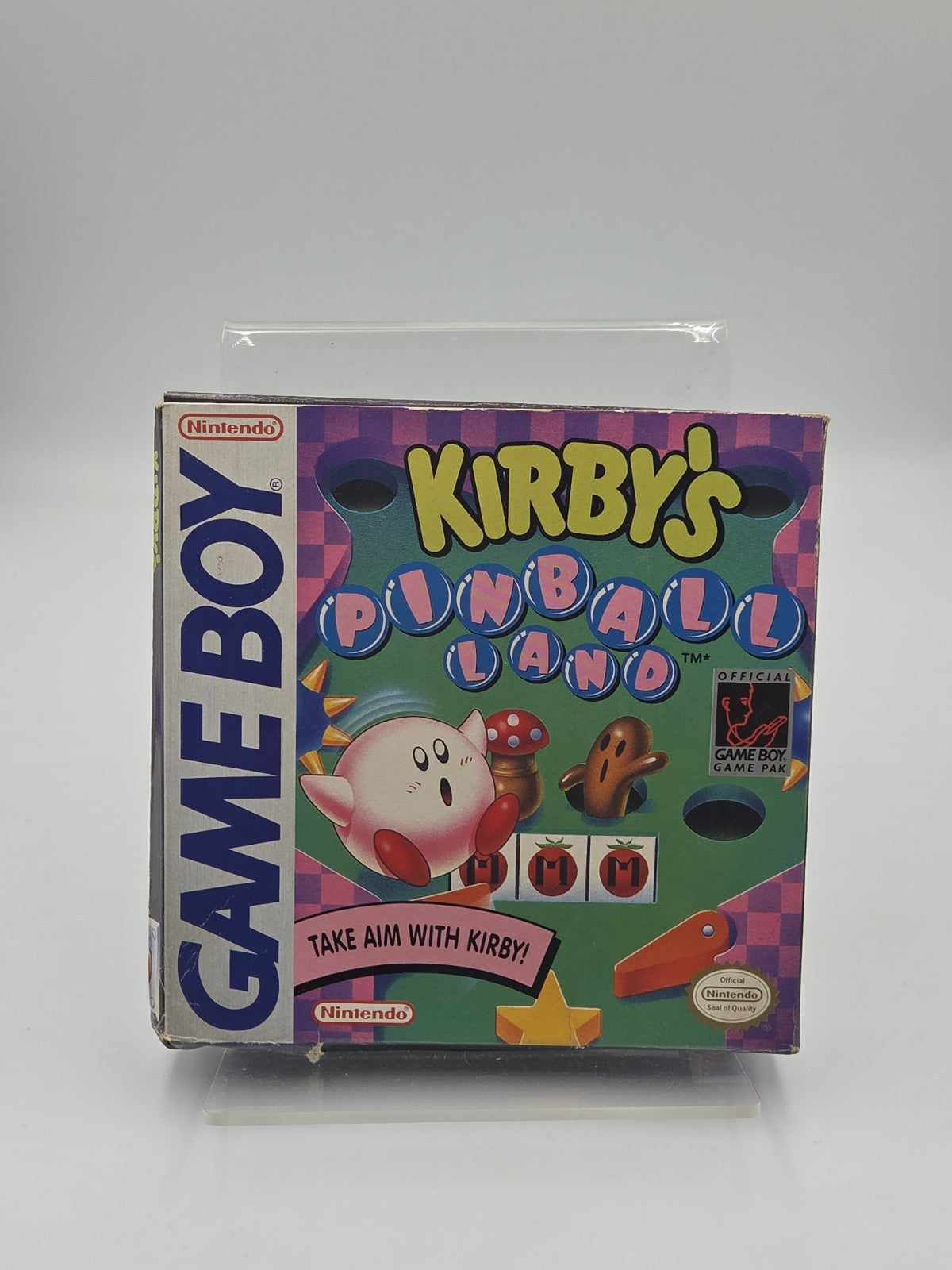 Nintendo Game Boy Classic Spiel Kirby's Pinball Land mit OVP und Anleitung USA