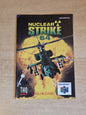 N64 Nintendo 64 Nuclear Strike Instruction Booklet NOE