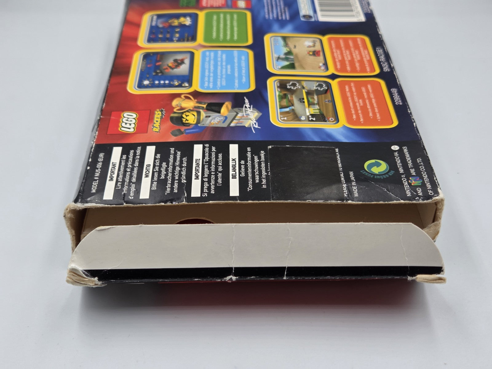 N64 Nintendo 64 Lego Racers mit OVP und Anleitung NOE