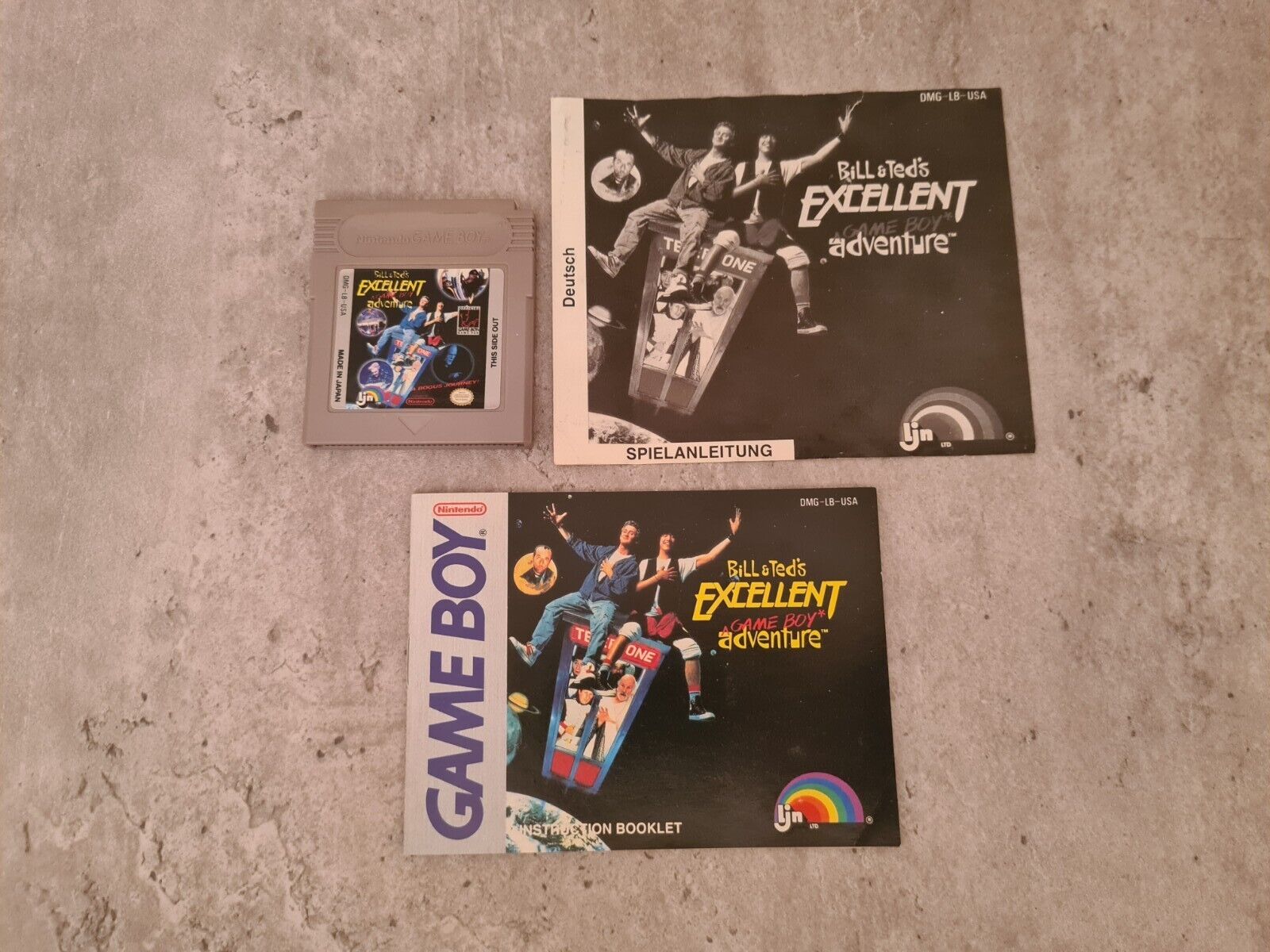 Game Boy Classic Bill & Ted's Excellent Adventure mit OVP und Anleitungen USA - T-Retro-Games 