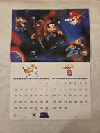 N64 Nintendo 64 Donkey Kong Kalender Calendar 1997 Nintendo