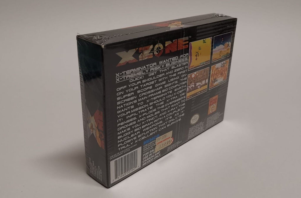 SNES Super Nintendo X-Zone - NEU - New - Sealed OVP - NTSC USA - T-Retro-Games 
