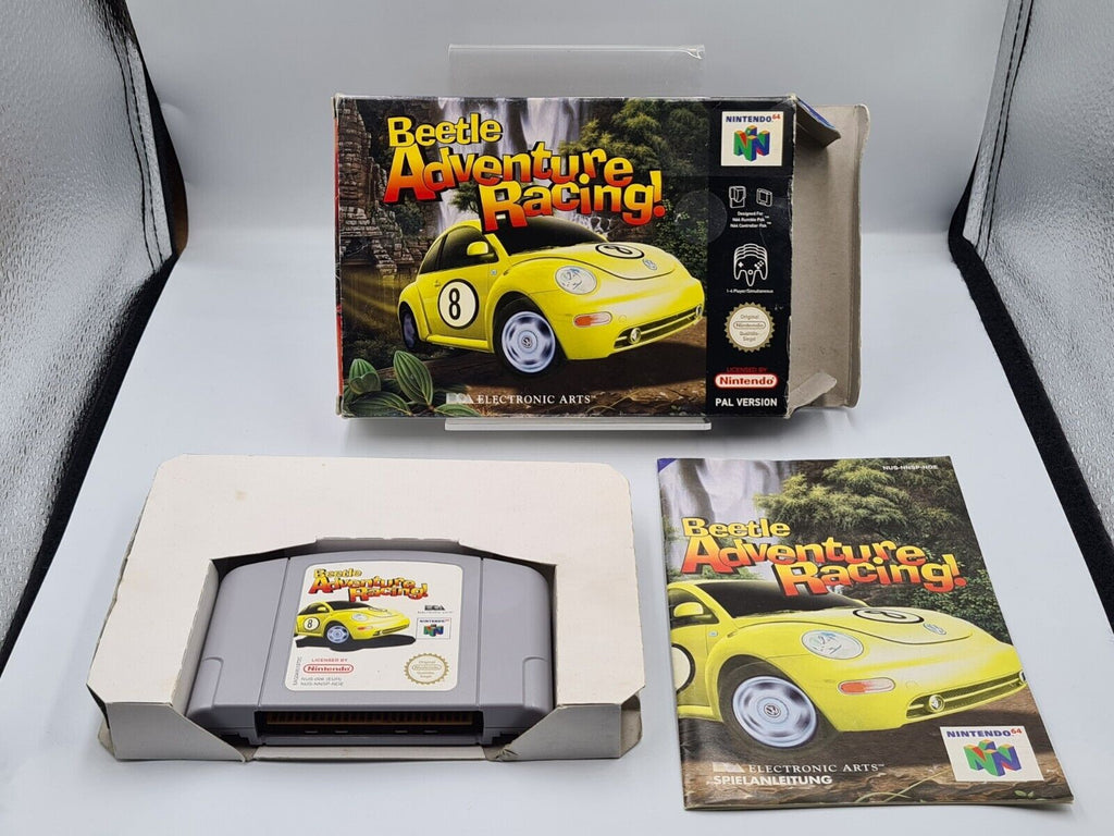 N64 Nintendo 64 Beetle Adventure Racing! mit OVP und Anleitung NOE - T-Retro-Games 