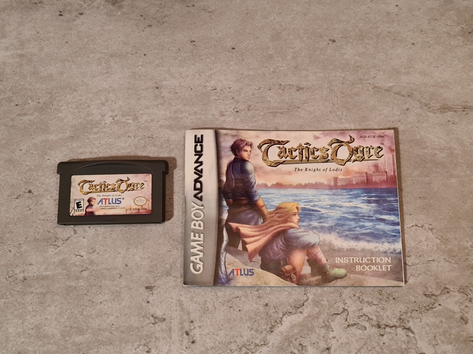 Game Boy Advance Tactics Ogre The Knight of Lodis mit OVP und Anleitung USA - T-Retro-Games 