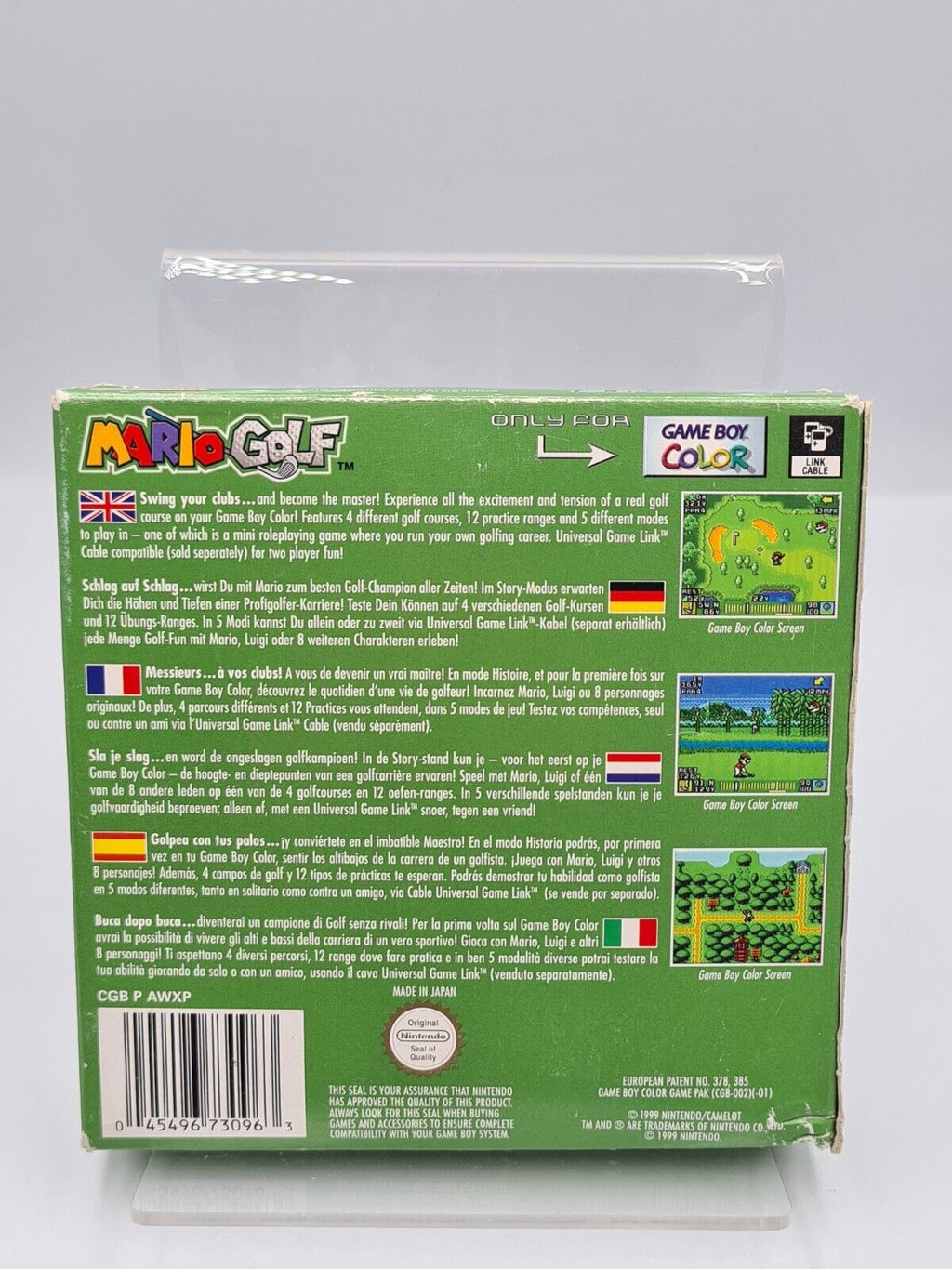 Nintendo Game Boy Color Mario Golf mit OVP und Anleitung EUR - T-Retro-Games 