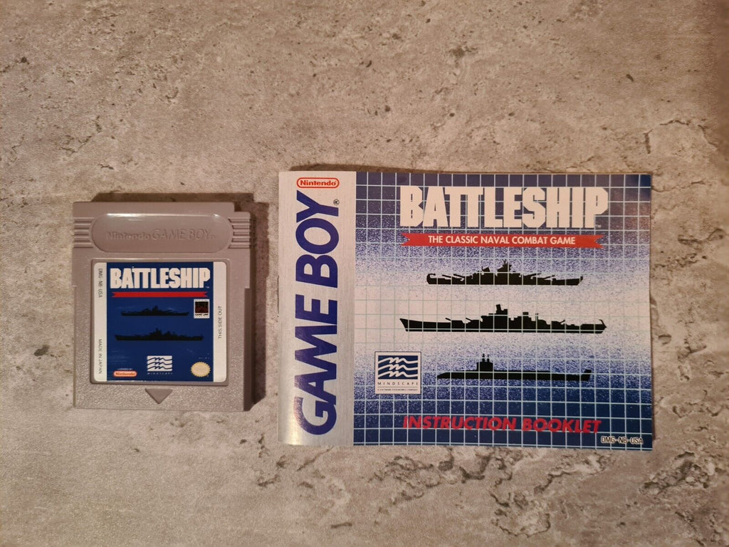 Nintendo Game Boy Classic Battleship mit OVP und Anleitung USA - T-Retro-Games 