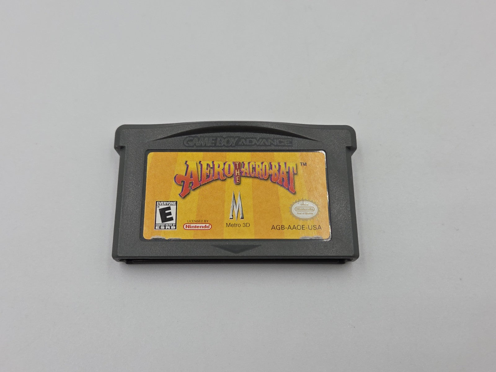 Nintendo Game Boy Advance Spiel Aero The Acro-Bat Modul USA