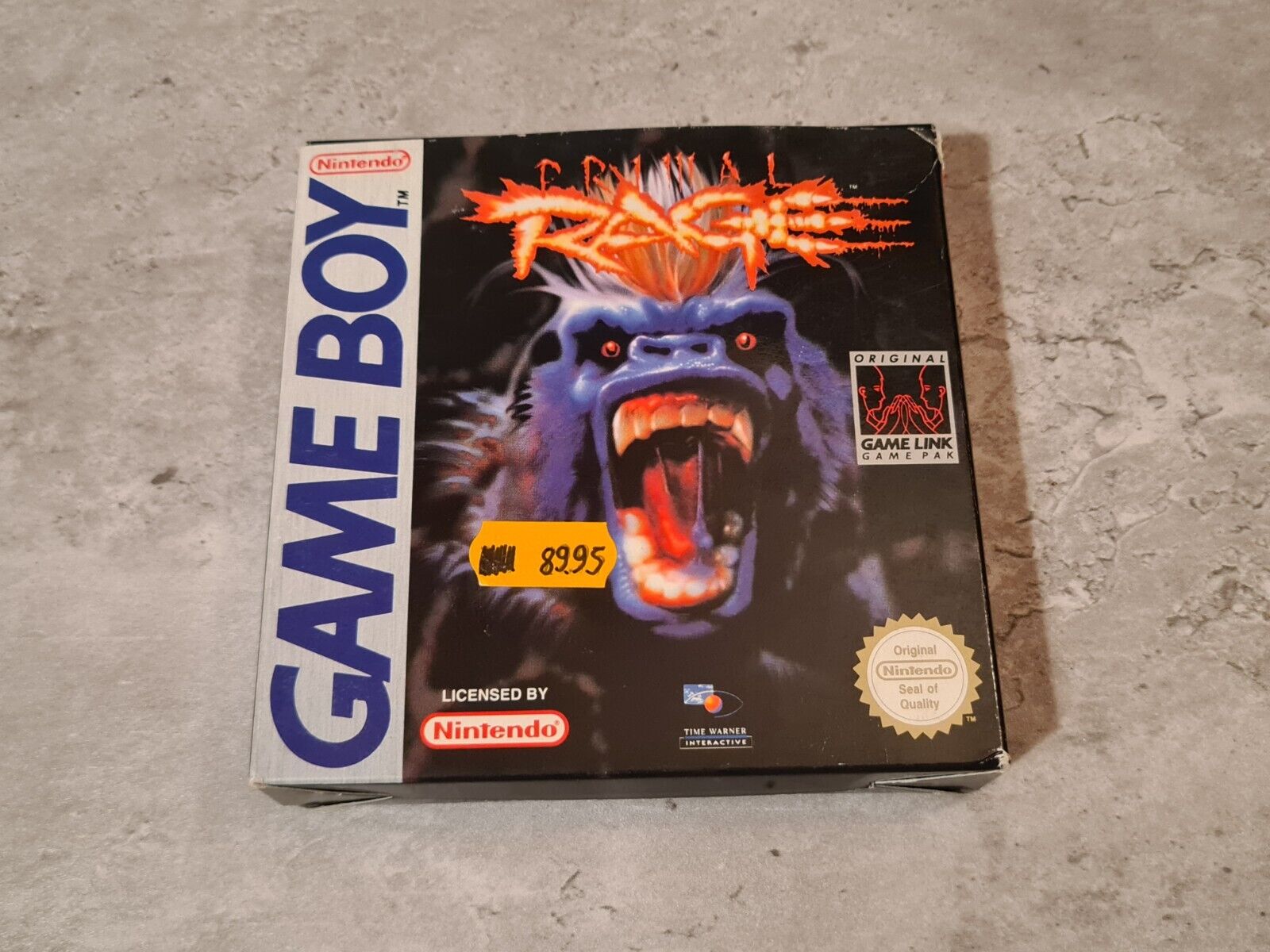 Nintendo Game Boy Classic Spiel Primal Rage EUR New Old Stock Unbenutzt - T-Retro-Games 