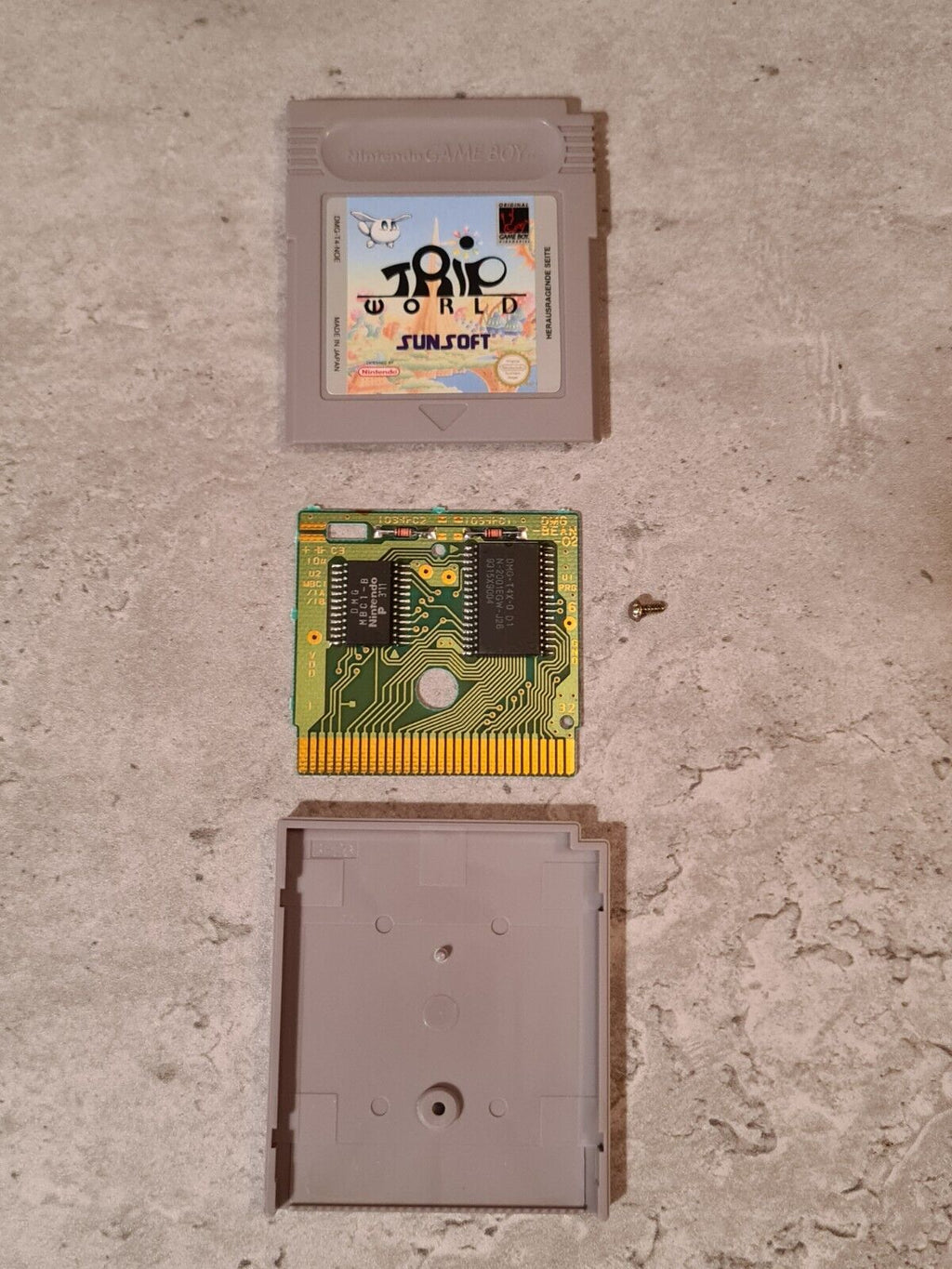 Nintendo Game Boy Classic Spiel Trip World mit OVP und Anleitung NOE - T-Retro-Games 