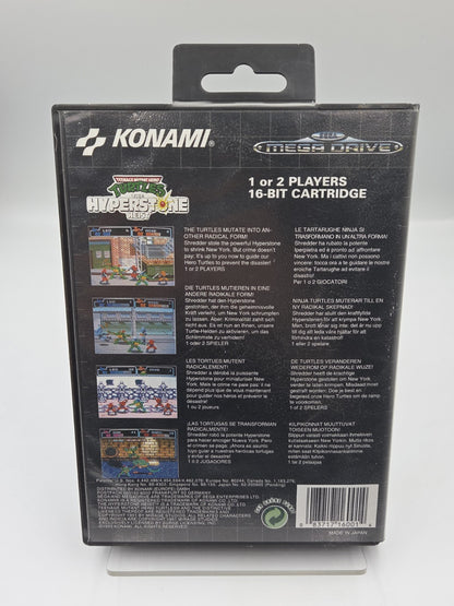 Sega Mega Drive Turtles The Hyperstone Heist mit OVP + Anleitung Multi Language 