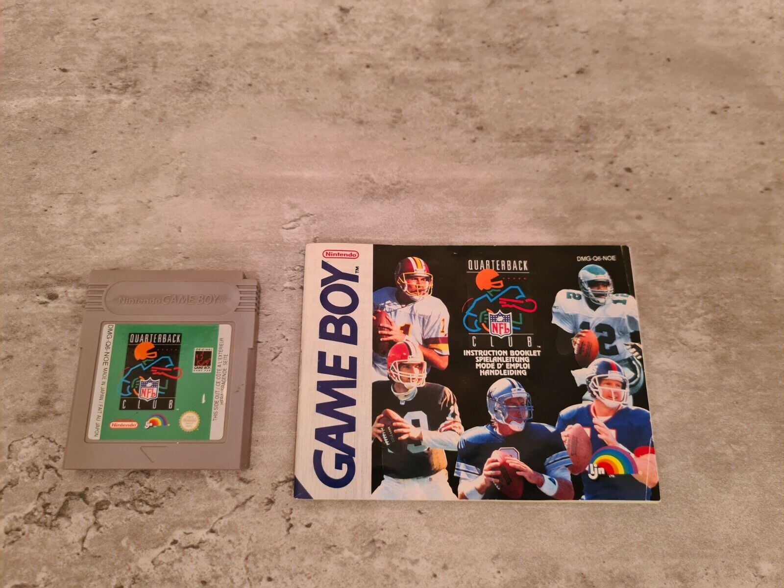 Nintendo Game Boy Classic NFL Quarterback Club mit OVP und Anleitung NOE - T-Retro-Games 
