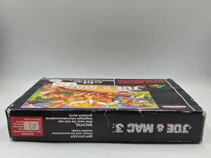 SNES Super Nintendo Spiel Joe & Mac 3 mit OVP und Anleitung EUR
