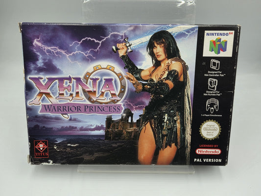 N64 Nintendo 64 Xena Warrior Princess mit OVP und Anleitung FAH