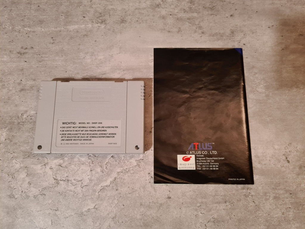 SNES Super Nintendo Run Saber mit OVP und Anleitung NOE - T-Retro-Games 