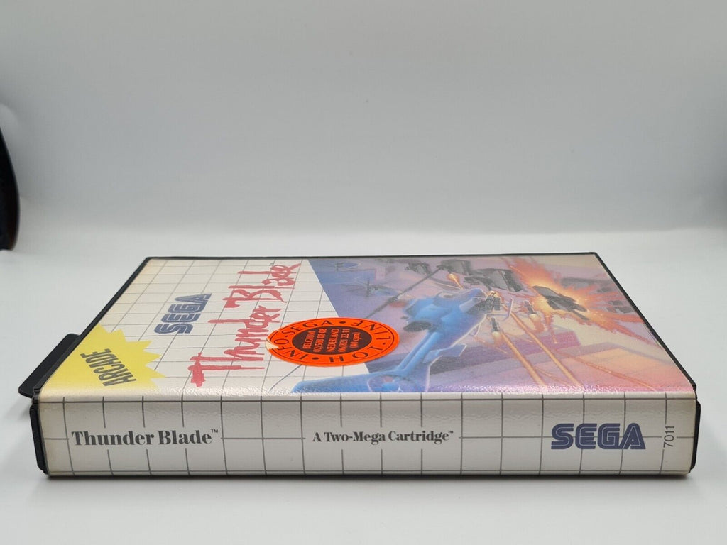 Sega Master System Thunder Blade mit OVP und Anleitung Multi Language - T-Retro-Games 
