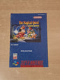 SNES Super Nintendo The Magical Quest Mickey Mouse Instruction Booklet NNOE
