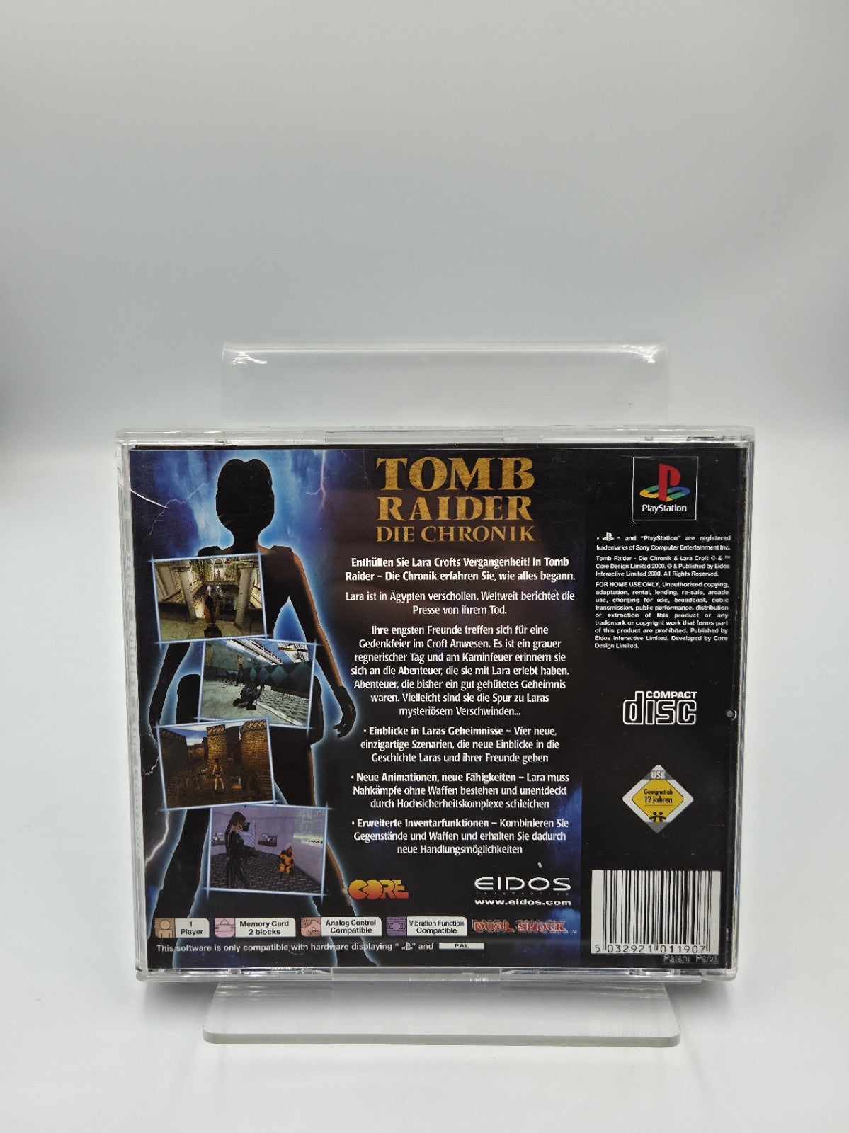 PS1 Playstation 1 Spiel Tomb Raider Die Chronik mit OVP und Anleitung Deutsch