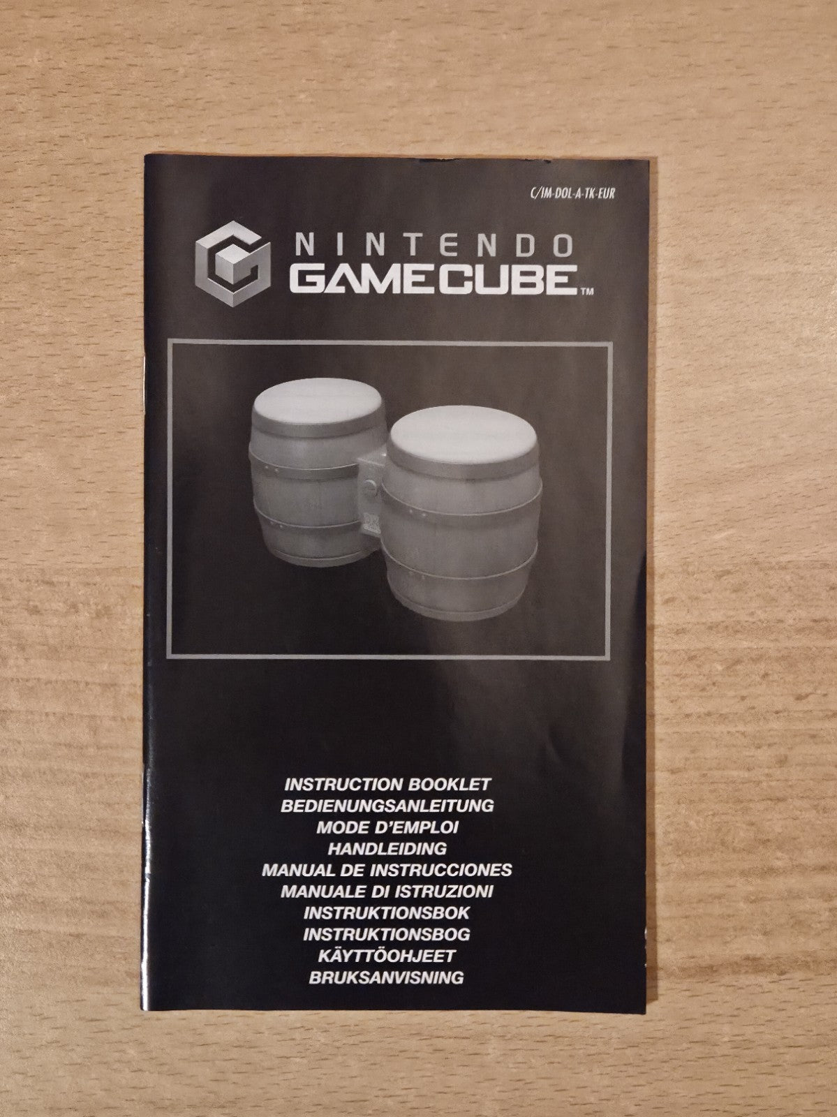 Nintendo GameCube Donkey Konga Bongos Spielanleitung Instruction Booklet EUR