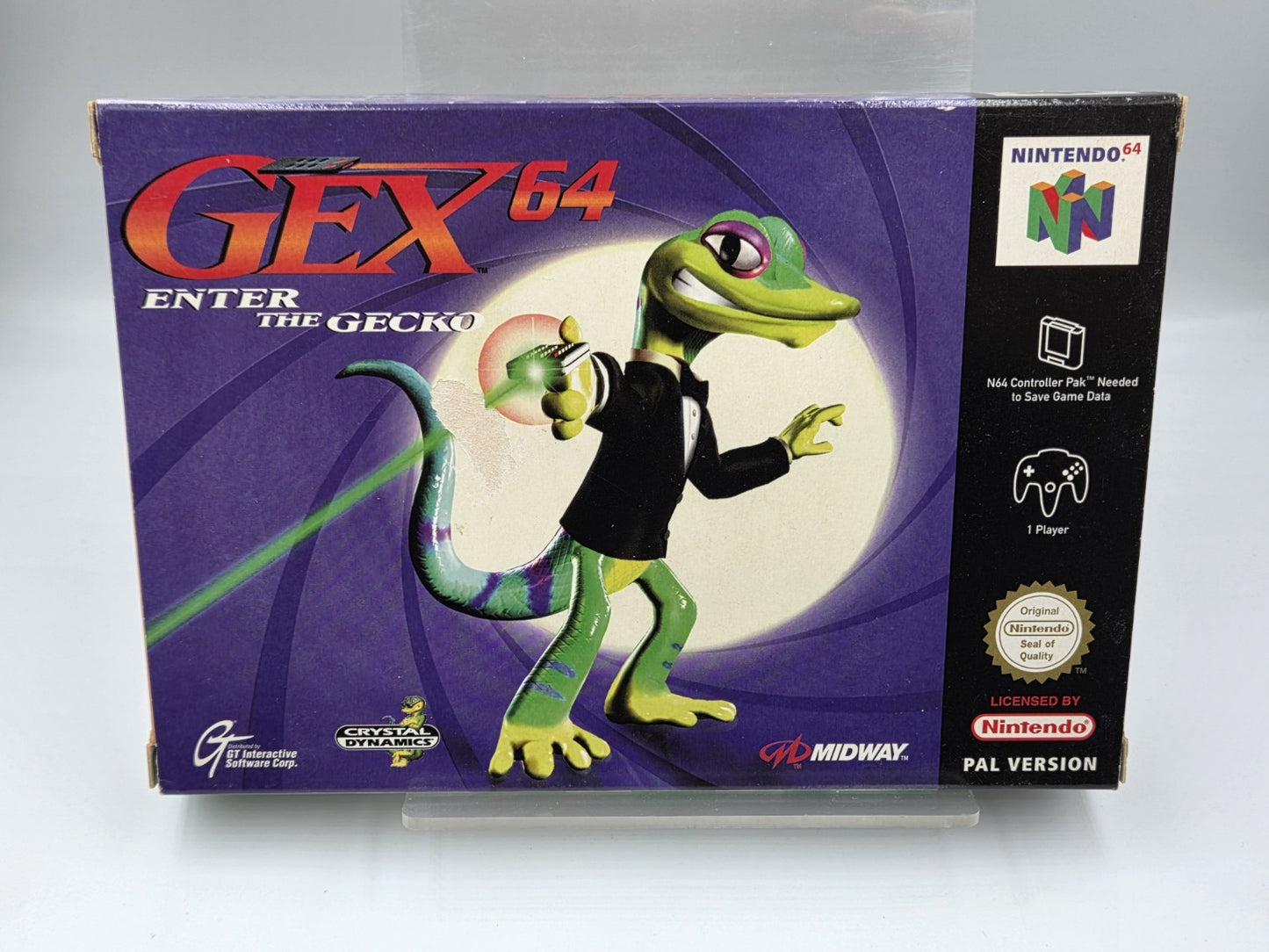 N64 Nintendo 64 Gex 64 Enter The Gecko mit OVP und Anleitung EUR