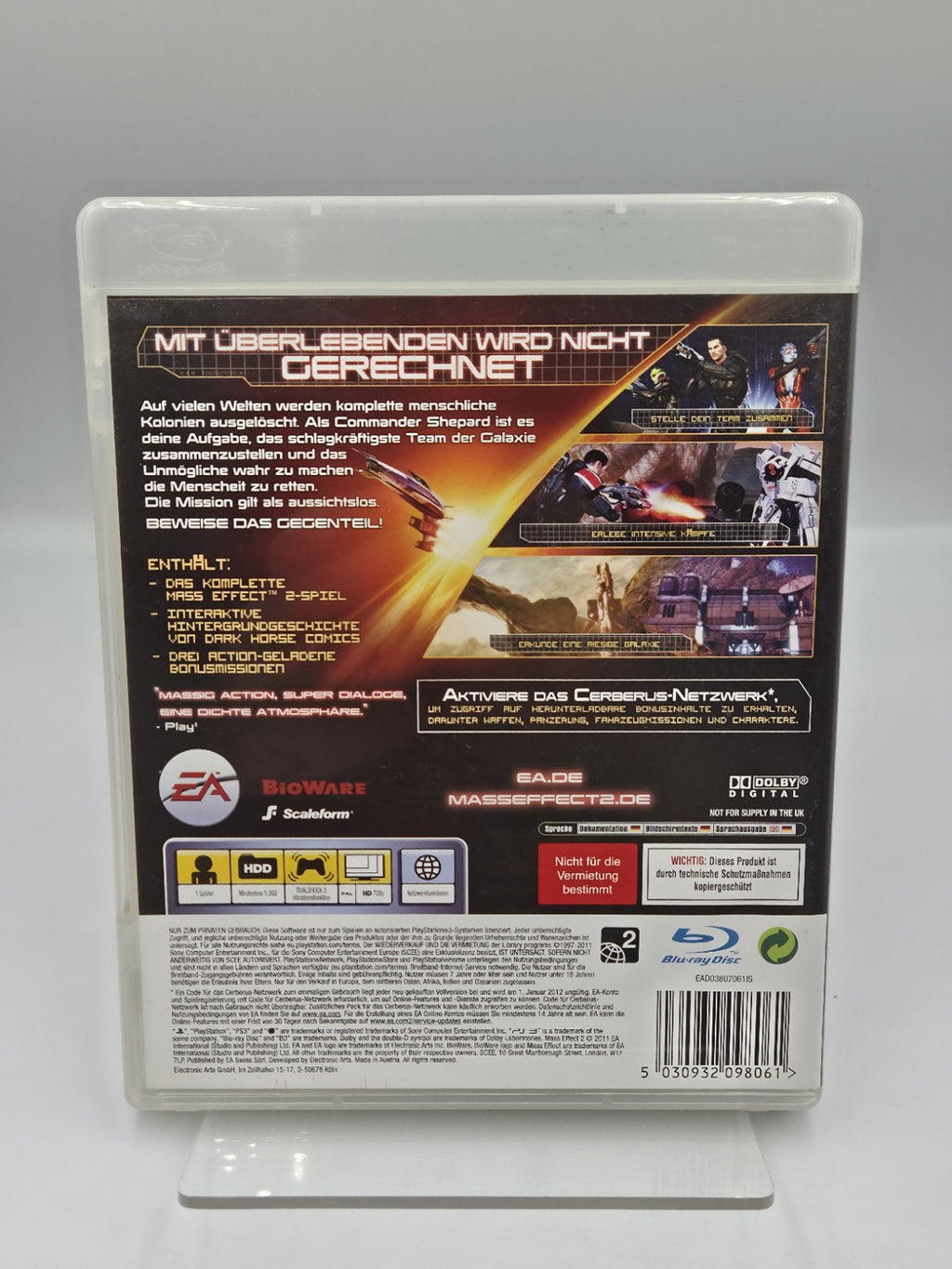 PS3 Playstation 3 Spiel Mass Effect 2 mit OVP Deutsch