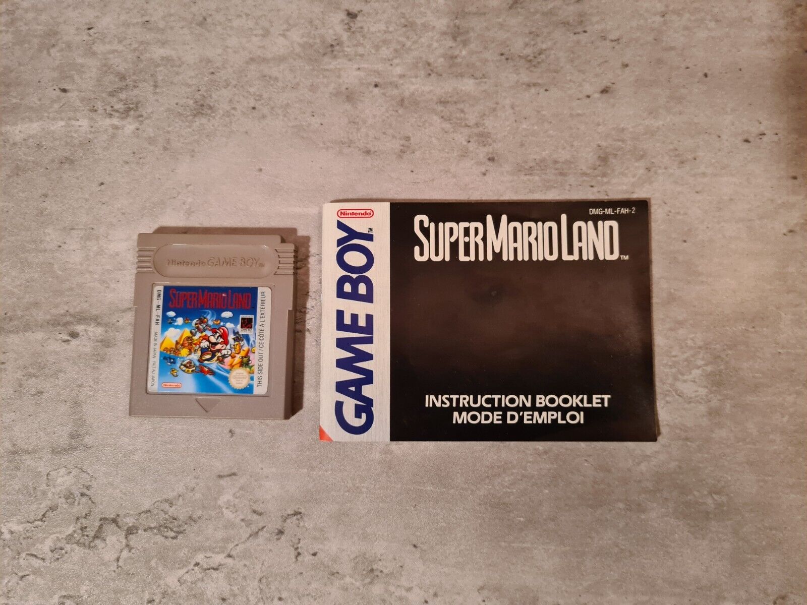 Nintendo Game Boy Classic Spiel Super Mario Land mit OVP und Anleitung FAH - T-Retro-Games 
