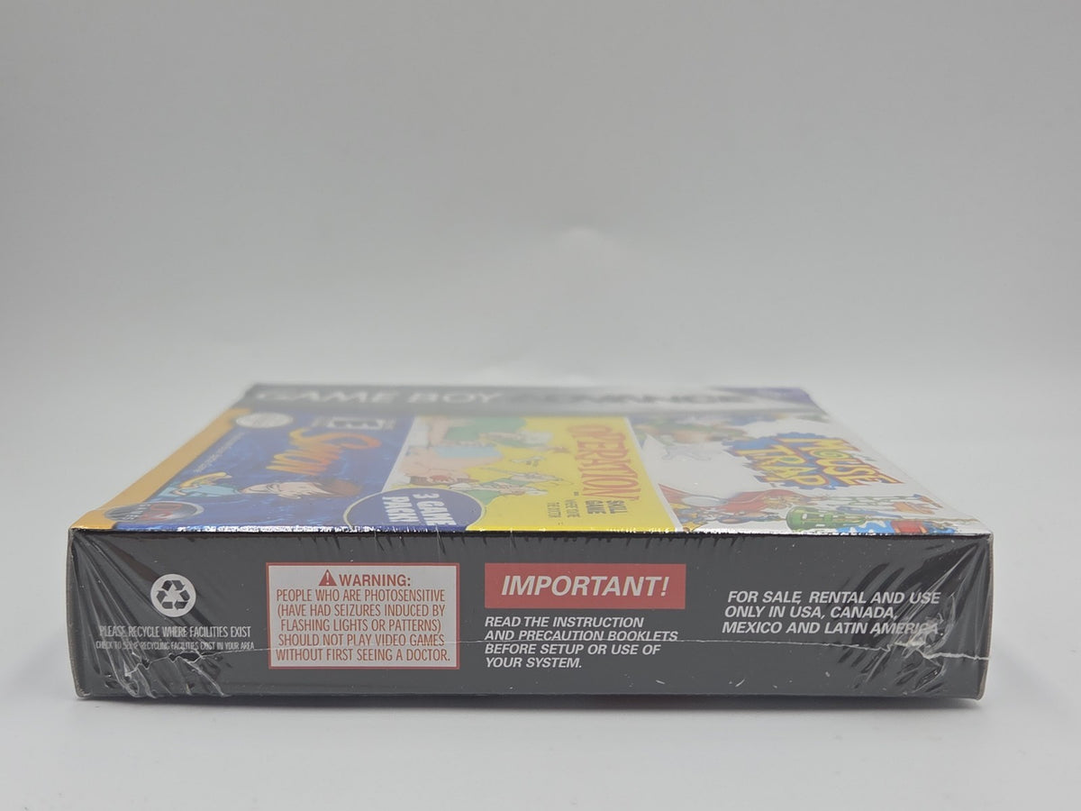 Game Boy Advance Spiel Mouse Trap / Operation/ Simon 3 Game Pack USA Sealed  Neu